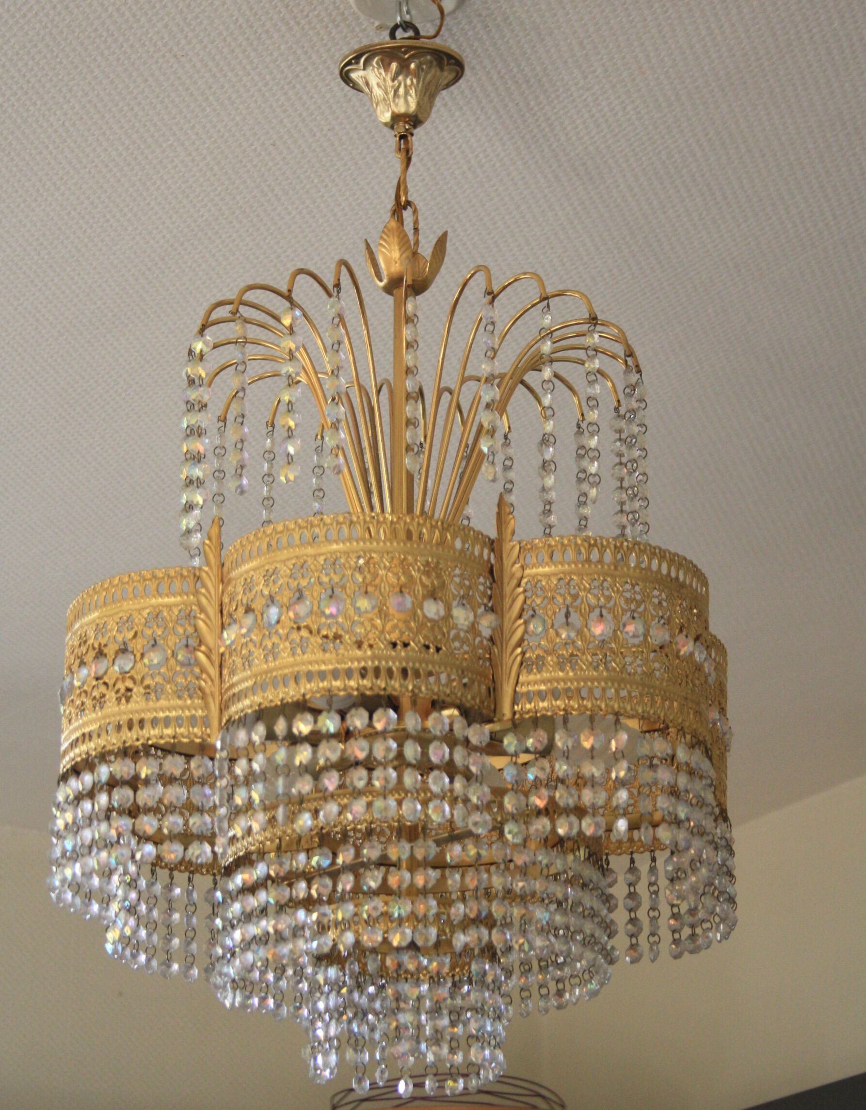 Chandelier with tassels