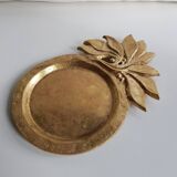 Plateau en bronze doré