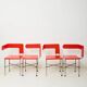 Chaises asymétriques (4), post-moderne, Italie, 1980s