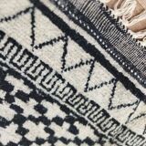Handmade wool Berber rug 340 X 120 CM