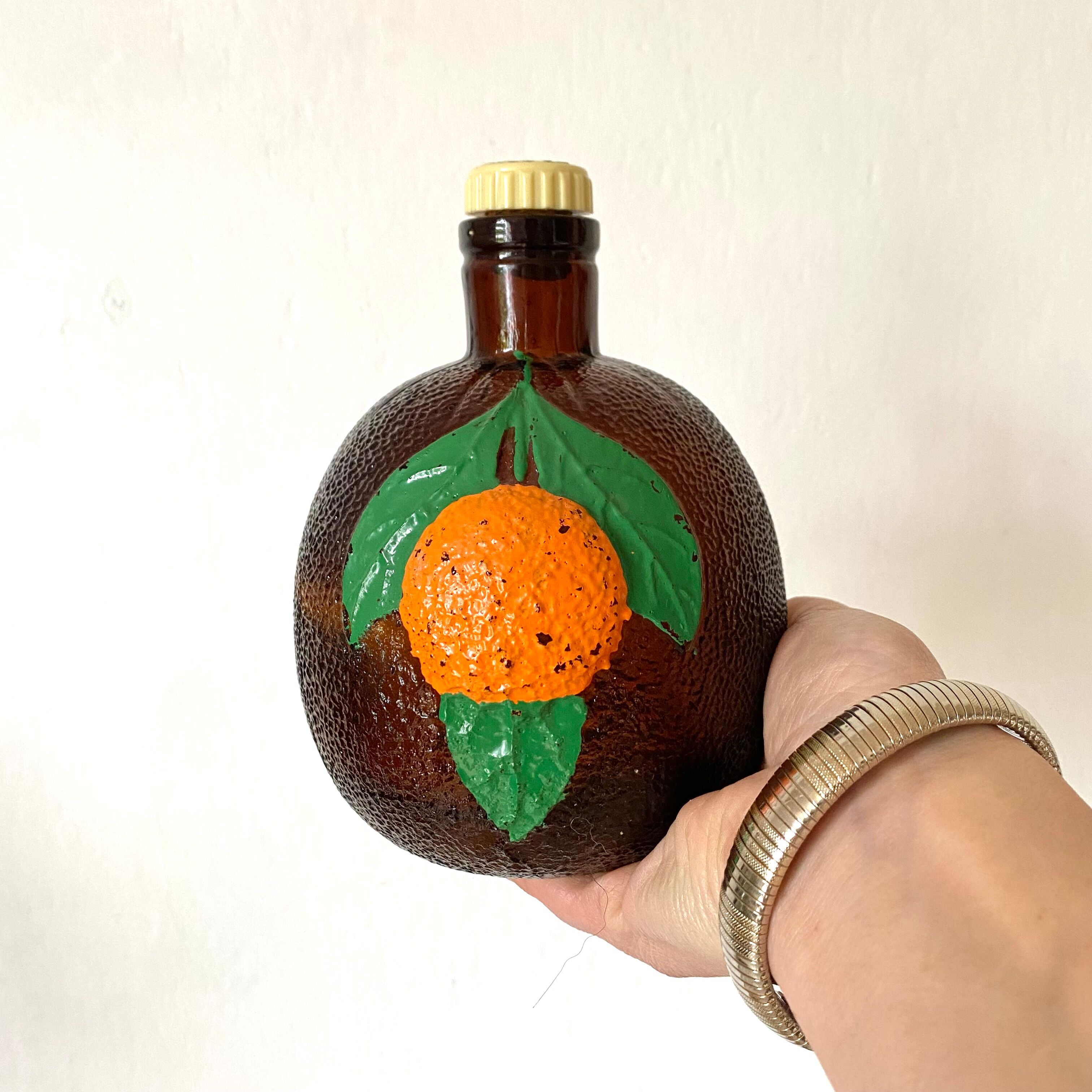 Vintage orange bottle Mollfulleda