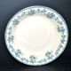 Choisy-le-Roi flat hollow salad decorated with blue and green roses by Hippolyte Boulenger.