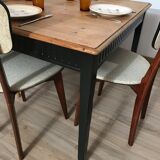 Old square table art deco style