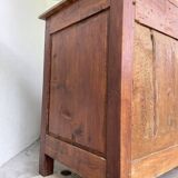 Jam cabinet, folk art furniture, oak, 19th century