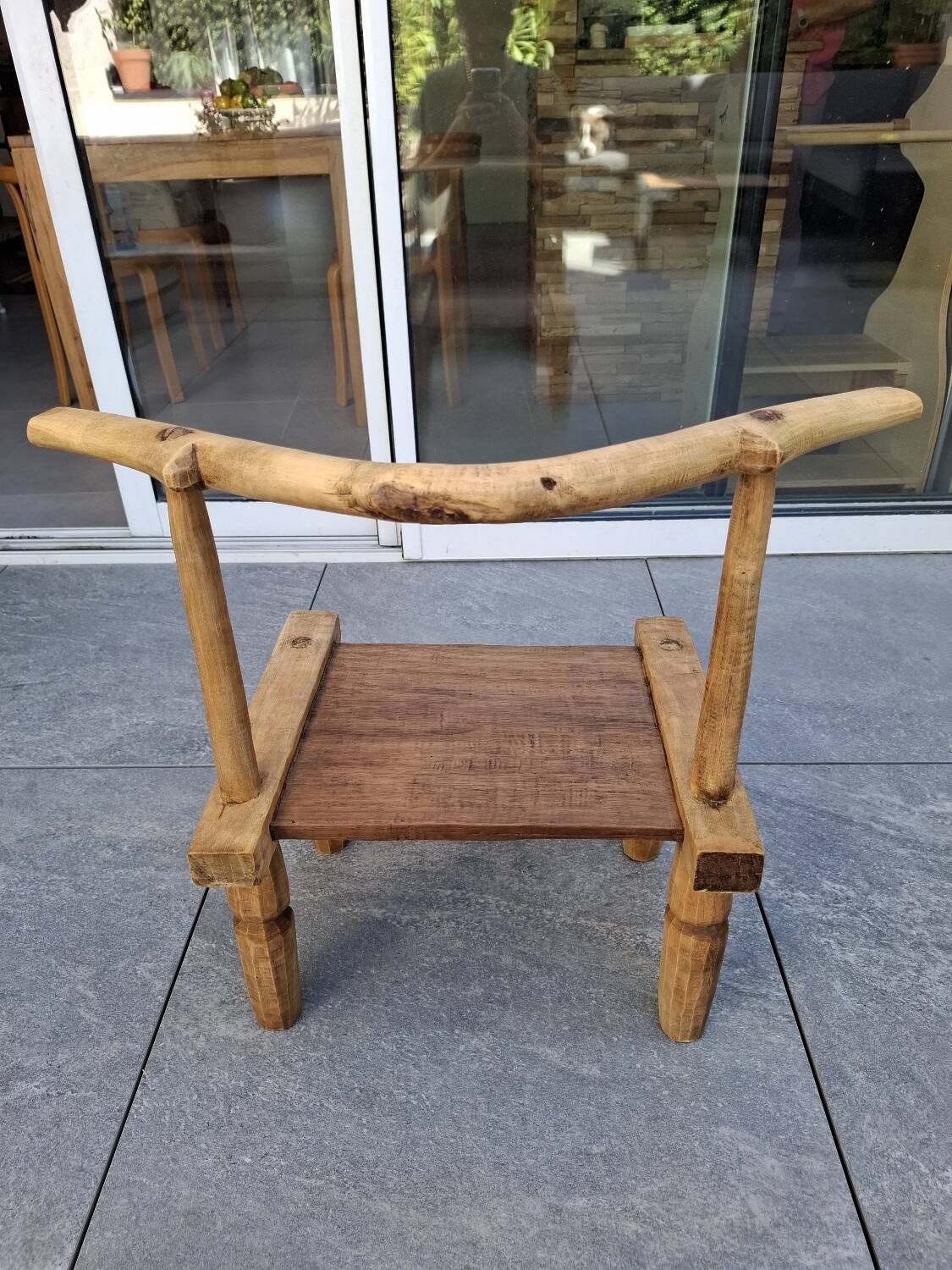 African Brutalist Chair