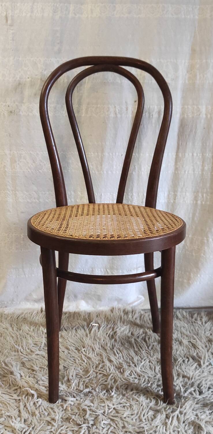 Bentwood and cane chair - mid 20th century