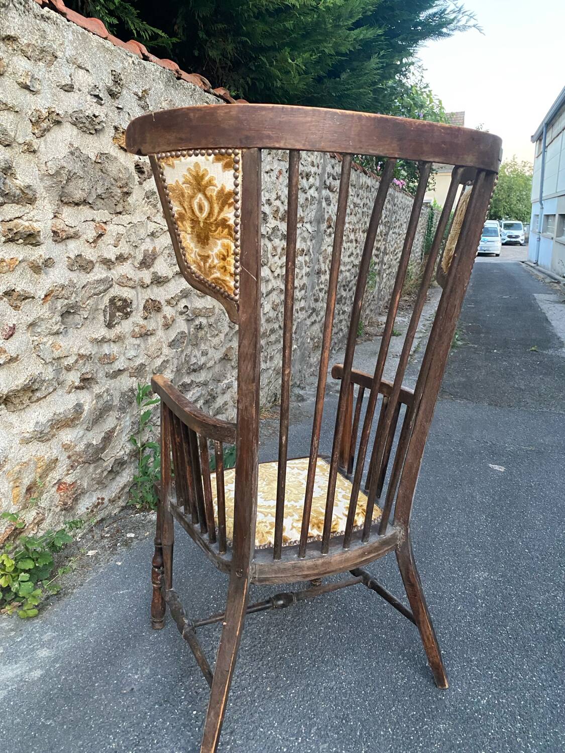Early 20th century Art & Crafts wing chair