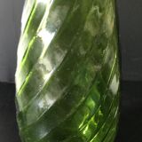 Italian carafe green glass