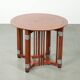 Belle table d'appoint/café ronde de style Art Déco