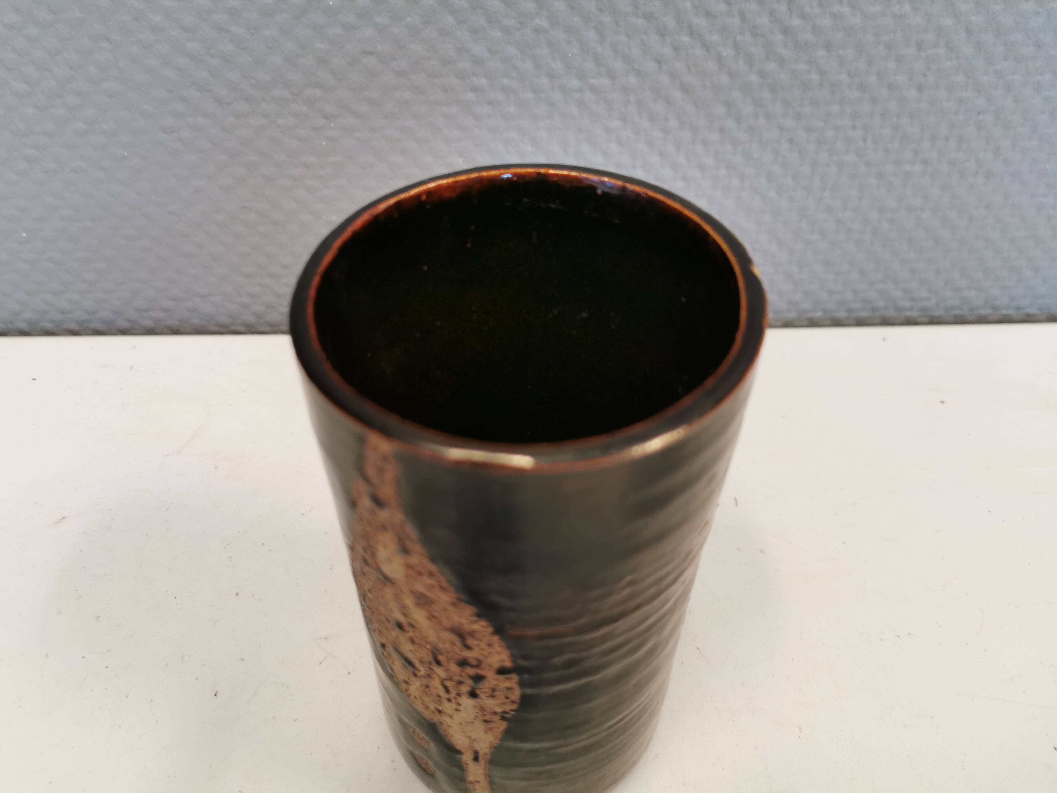 Vase danois en grès, années 1970-80
