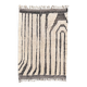 Mrirt Edition - Custom Mrirt Moroccan Rug – Black and White Design