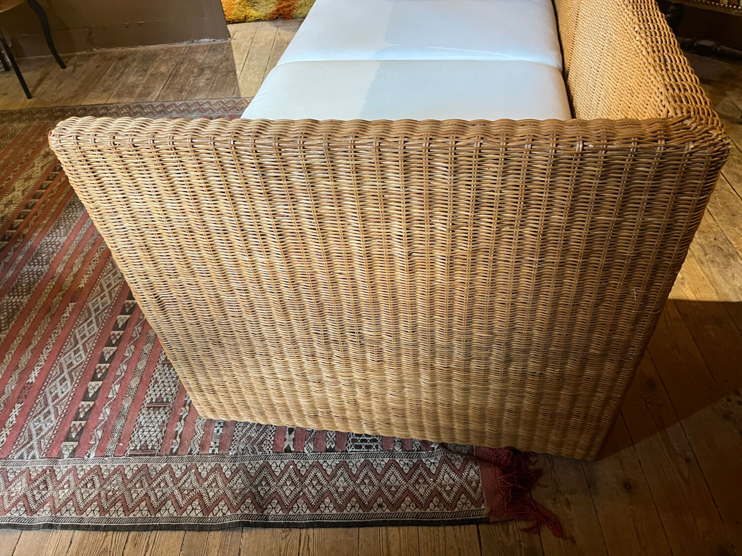 Banquette en osier