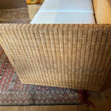 Wicker bench