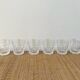 Set of 6 Arques crystal water or whisky glasses