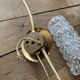 Vintage glass globe lamp