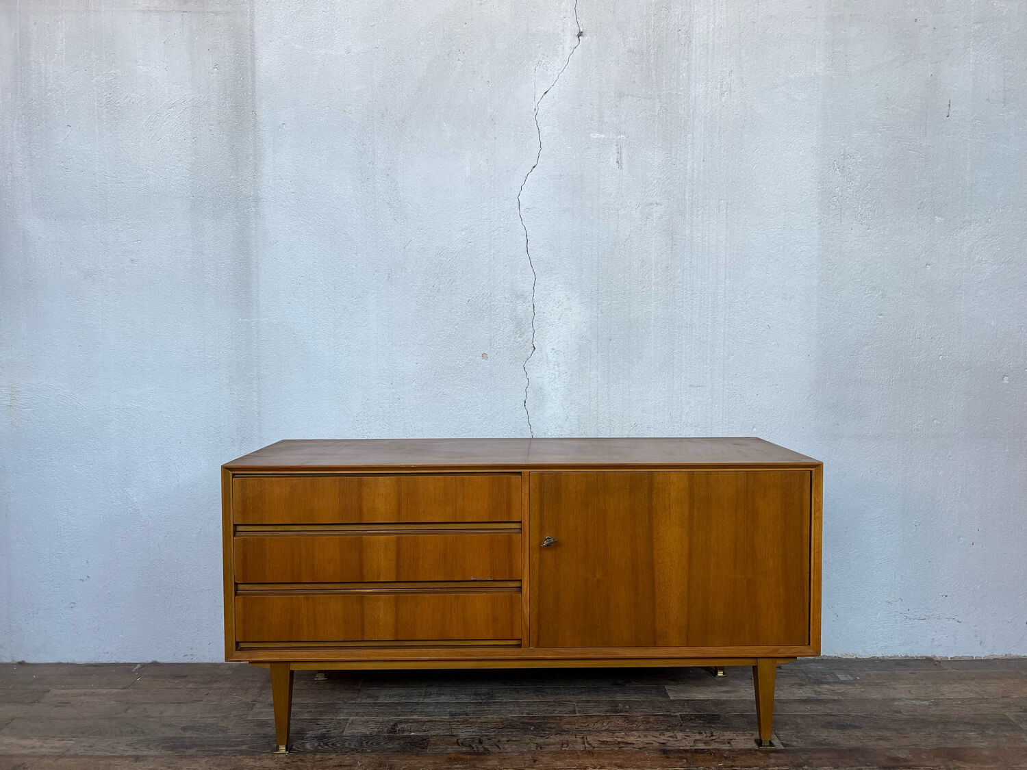 Sideboard vintage tv furniture 1950 Scandinavian