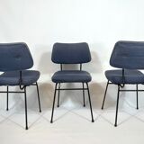 Erberto Carboni for Arflex, Set of six Delfino dining chairs. 1950s