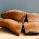 Pair of old hirers, wood and metal