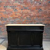 Early 20th century oak bar counter