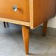 Vintage oak commode from the 1960s.