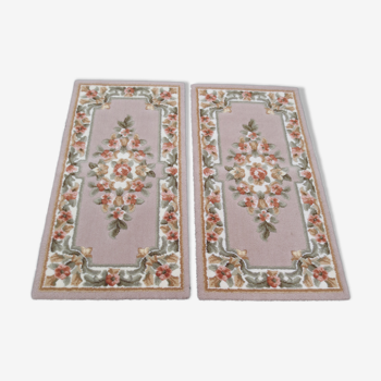 Lot de 2 tapis en laine kyoto 120x60cm