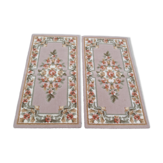 Lot de 2 tapis en laine kyoto 120x60cm