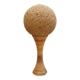 Large lamp made of rattan and rope