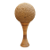 Large lamp made of rattan and rope
