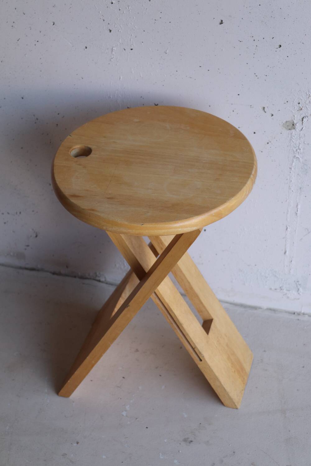 Folding stool "Suzy Stool" – design by Adrian Reed, 1980s