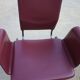 Ross Littell pour fauteuils Matteo Grassi en cuir Bordeaux et acier, ensemble de 2