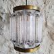 Scandinavian brass and glass pendant for Reijmyre by Paul Kedelv