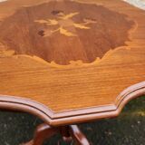 Small marquetry side table