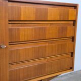 Vintage 60s - 70s teak sideboard German, TV cabinet