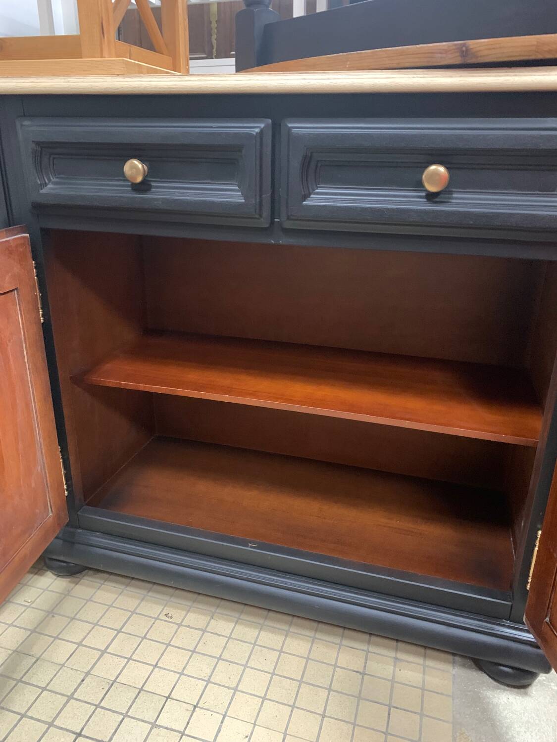 Old industrial sideboard revamped