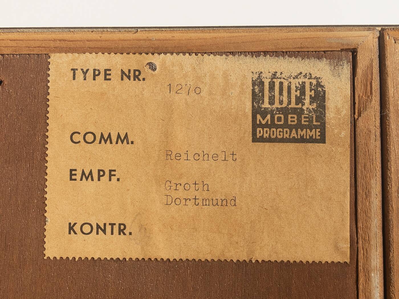 Unique sideboard from the 1950s by Oldenburger Möbelwerkstätten