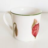 Service à café   en porcelaine , Villeroy et Boch  , modèle Flora