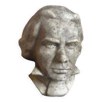 Buste Beethoven en pierre estampillé Faglin