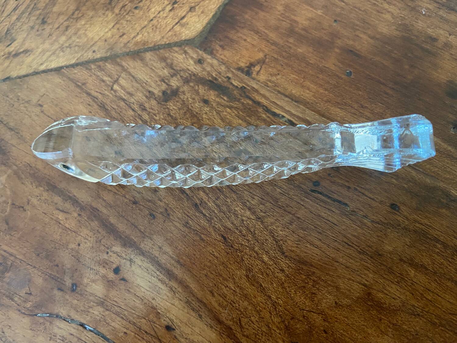 Cut crystal fish
