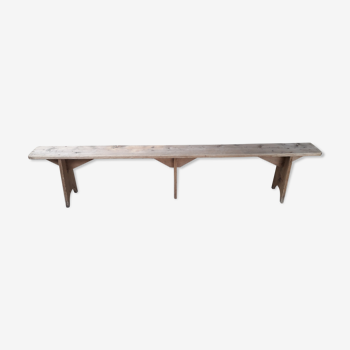 Banc de ferme rustique 230 cm