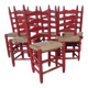 6 chaises paillées Vintage