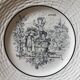 Old plate "the months of the year"