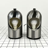 Pair of Selene chrome lamps by ABM, 1960