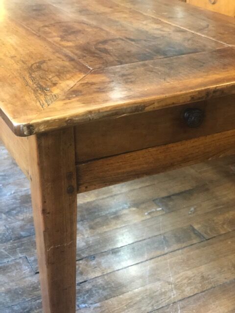 Solid oak farmhouse table