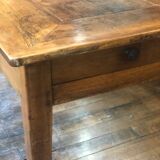 Solid oak farmhouse table
