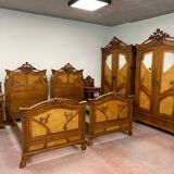 Art Nouveau bedroom set by Louis Majorelle