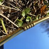 Grand miroir mural de forme asymétrique, Allemagne années 60