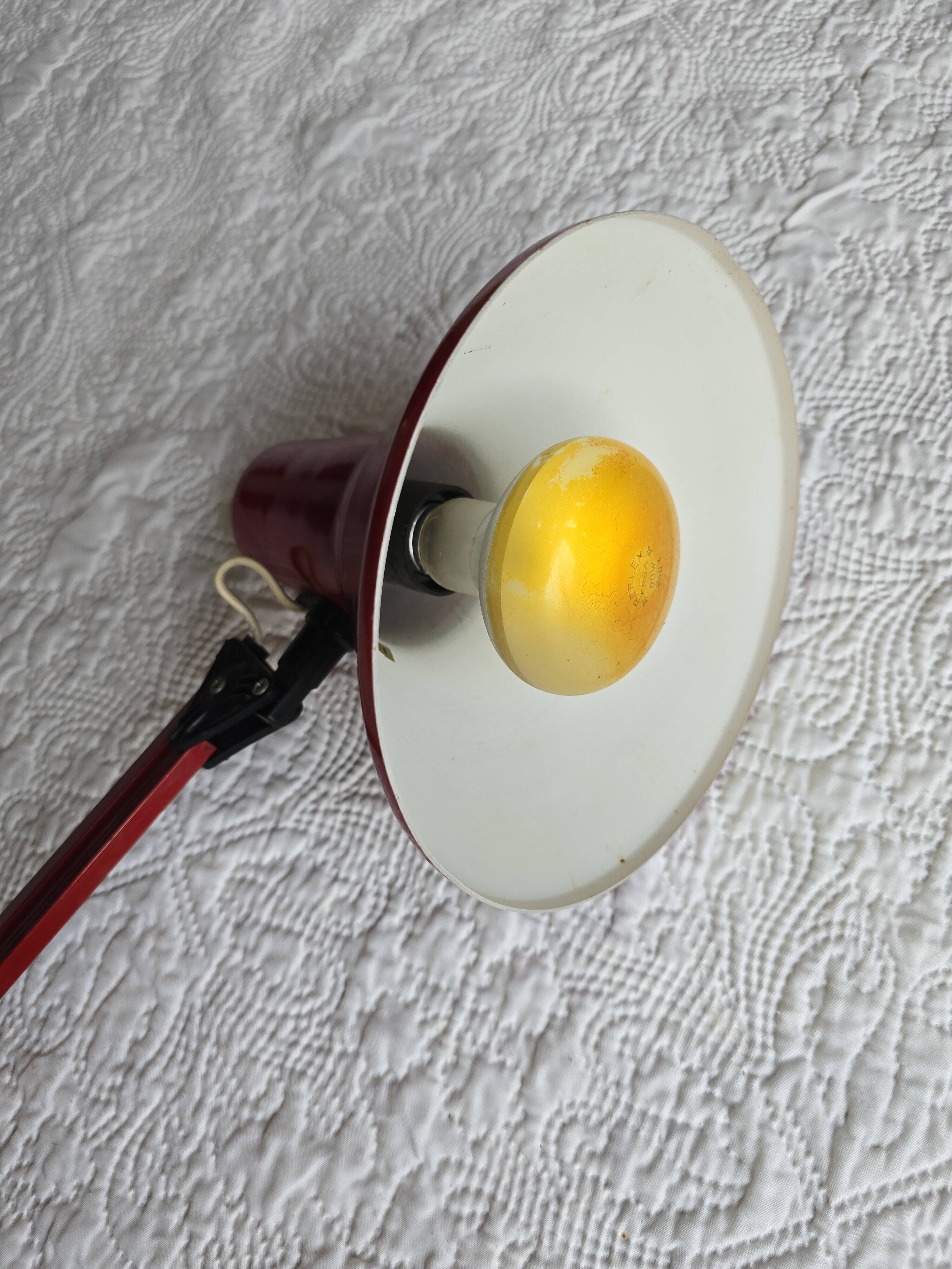 Lampe industrielle Polyair Diana type Combi 3 rouge