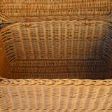 Large wicker trunk