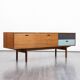 Enfilade basse on noyer, scandinave,  176cm