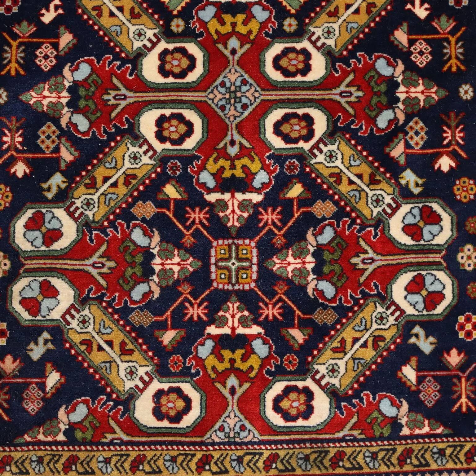 Tapis Shirvan ancien en coton et laine, Russie